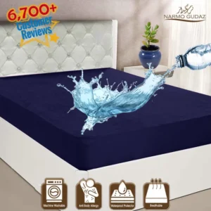 Waterproof Mattress Cover King Sized Mattress Protector Anti Slip Double Bed Fitted Bed Sheet Narmo Gudaz